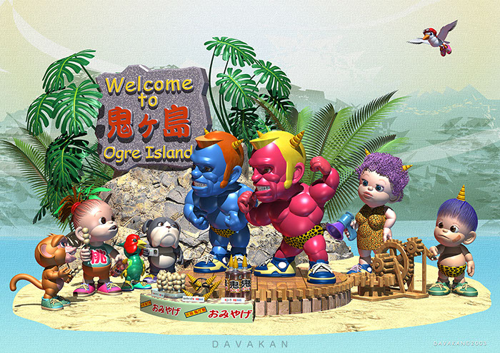 3DCG Illustration Strata DAVAKAN Character ダバカン CGイラスト キャラクター