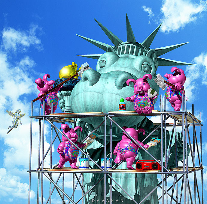 3DCG Illustration Strata DAVAKAN Character ダバカン CGイラスト キャラクター