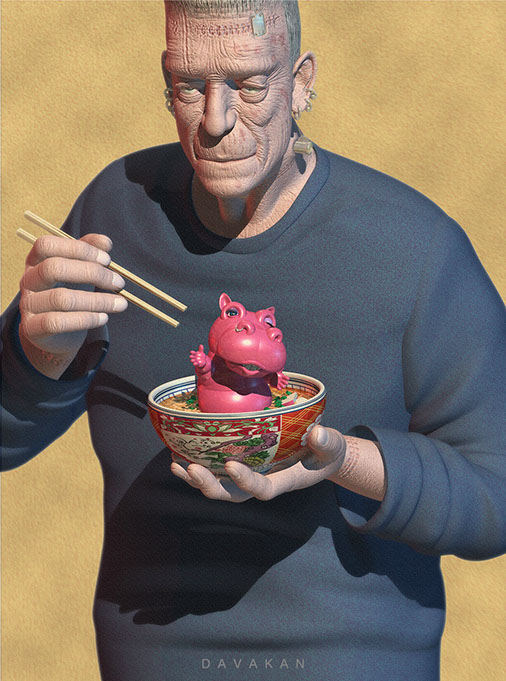 3DCG Illustration Strata DAVAKAN Character ダバカン CGイラスト キャラクター