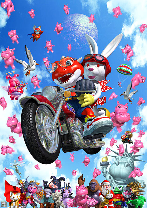 3DCG Illustration Strata DAVAKAN Character ダバカン CGイラスト キャラクター