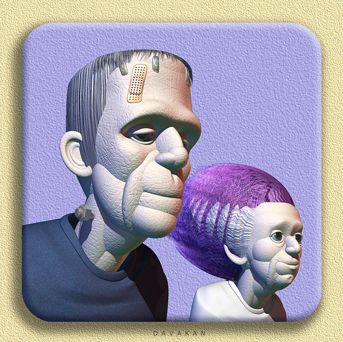 3DCG Illustration Strata DAVAKAN Character ダバカン CGイラスト キャラクター