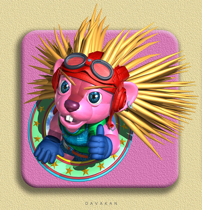 3DCG Illustration Strata DAVAKAN Character ダバカン CGイラスト キャラクター