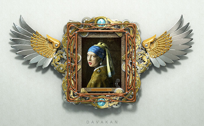 3DCG Illustration Strata DAVAKAN Steampunk ダバカン CGイラスト スチームパンク