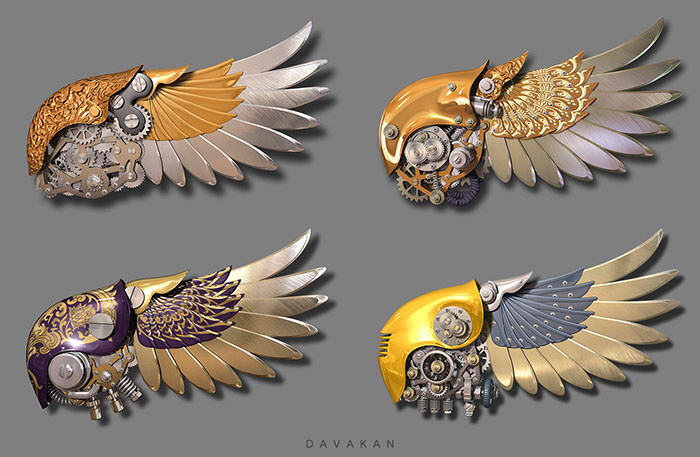 3DCG Illustration Strata DAVAKAN Steampunk ダバカン CGイラスト スチームパンク