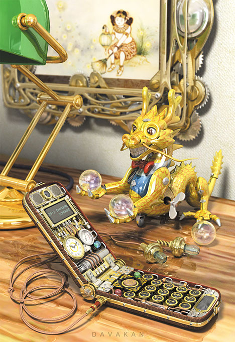 3DCG Illustration Strata DAVAKAN Steampunk ダバカン CGイラスト スチームパンク