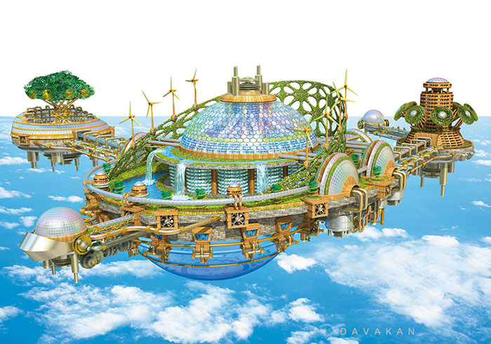 3DCG Illustration Strata DAVAKAN ダバカン CGイラスト