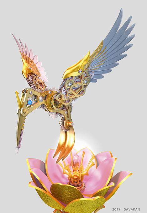 3DCG Illustration Strata DAVAKAN Steampunk ダバカン CGイラスト スチームパンク